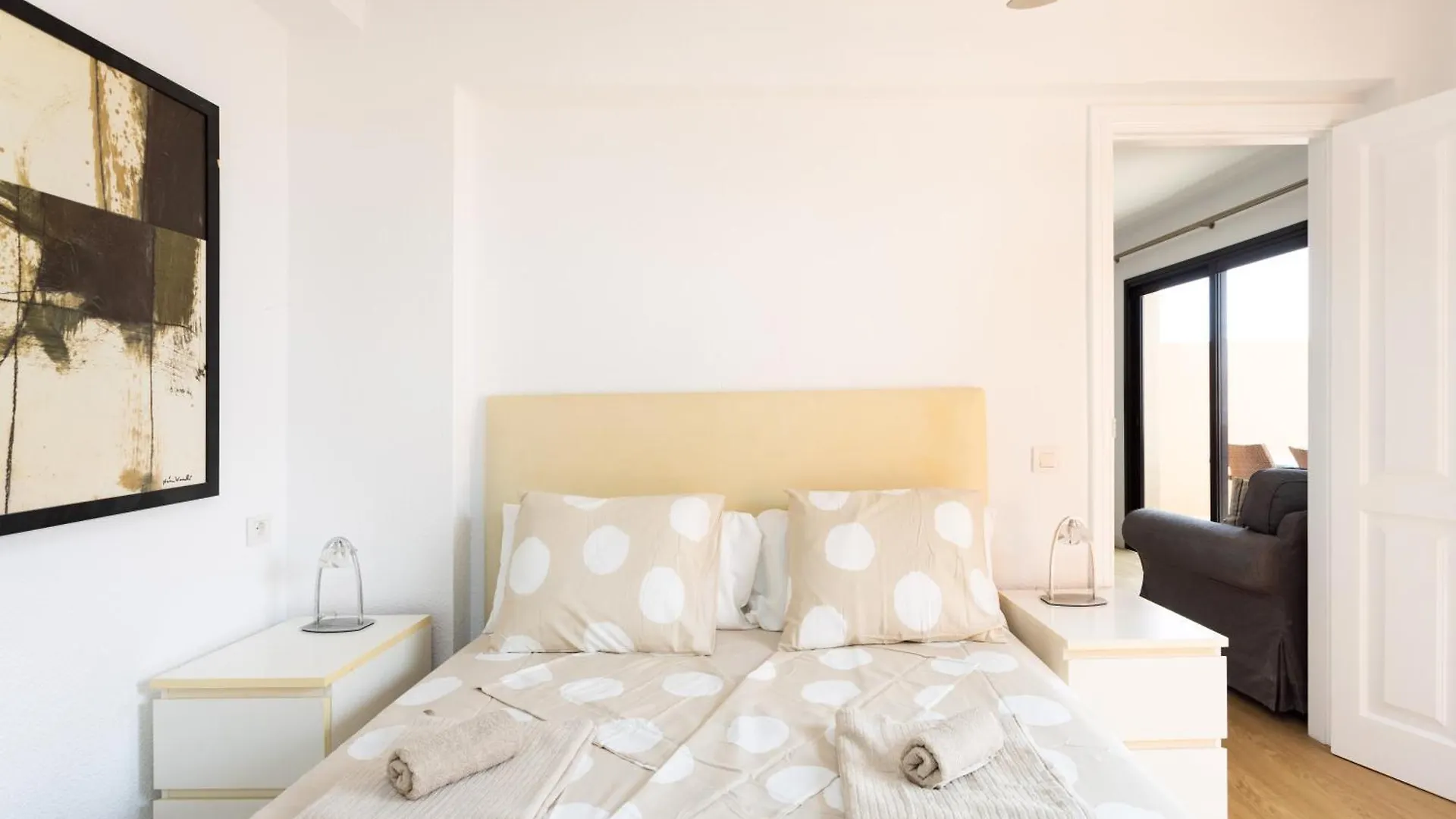 Apartment Exclusive Penthouse Playa Las Vistas 5 Close To Sea And Beach, Aircondition For A Fee, Wifi, Terrace, Heated Pool Playa de las Americas  Spain